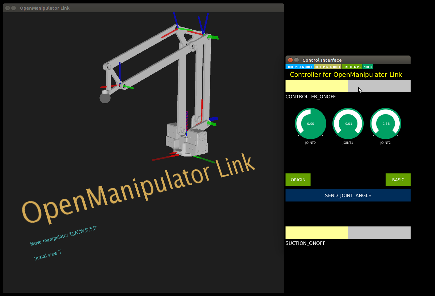 OpenManipulator link Processing
